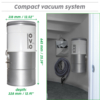 Large households Central vacuum (630 AW, 25L Canister) + Carpet deluxe Attachment kit - Image 5