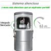 Aspiradora central hídrida - 630 AW - Depósito de 25 l - Imagen 3