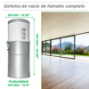 Aspiradora central industrial (700 AW, depósito de 35 l) + kit de accesorios Deluxe Plus - Imagen 8