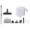 Aspiradora central compacta + kit de accesorios para garajes (30 pies) - Imagen 8