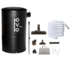 Aspiradora central compacta + kit de accesorios para garajes (30 pies)