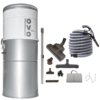 Aspiradora central industrial (700 AW, depósito de 35 l) + kit de accesorios Deluxe Plus