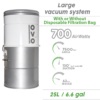 Large households Central vacuum ( 700AW, 25L canister) + Deluxe Attachment kit - Image 2