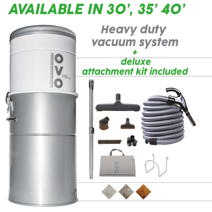 Central vacuum with Attachment included