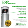 OVO SEMI-COMMERCIAL Hybrid Central Vacuum system - 700AW - 35L Canister - Image 6