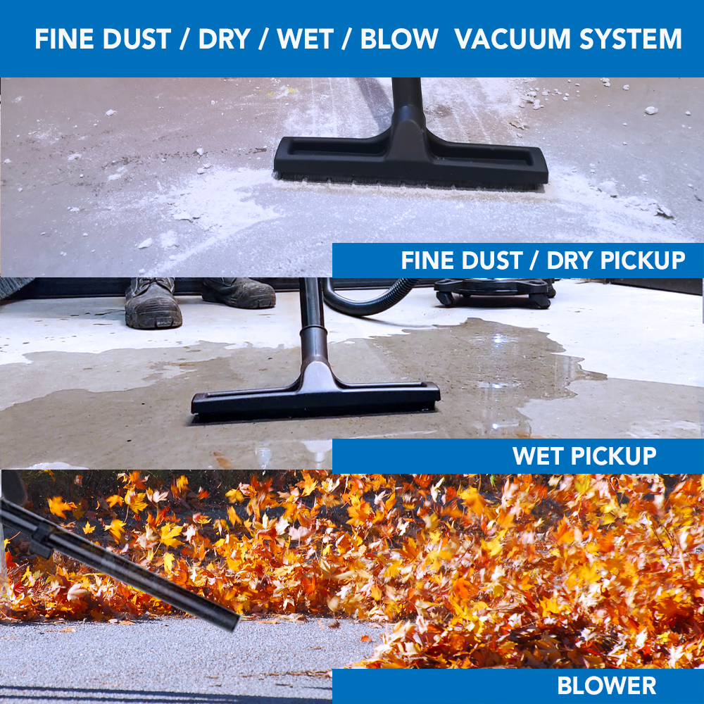Adam's Wall Mounted Vacuum - Premium Car Detailing Vacuum for Garage or  Shop | Powerful Suction Heavy Duty Detailing