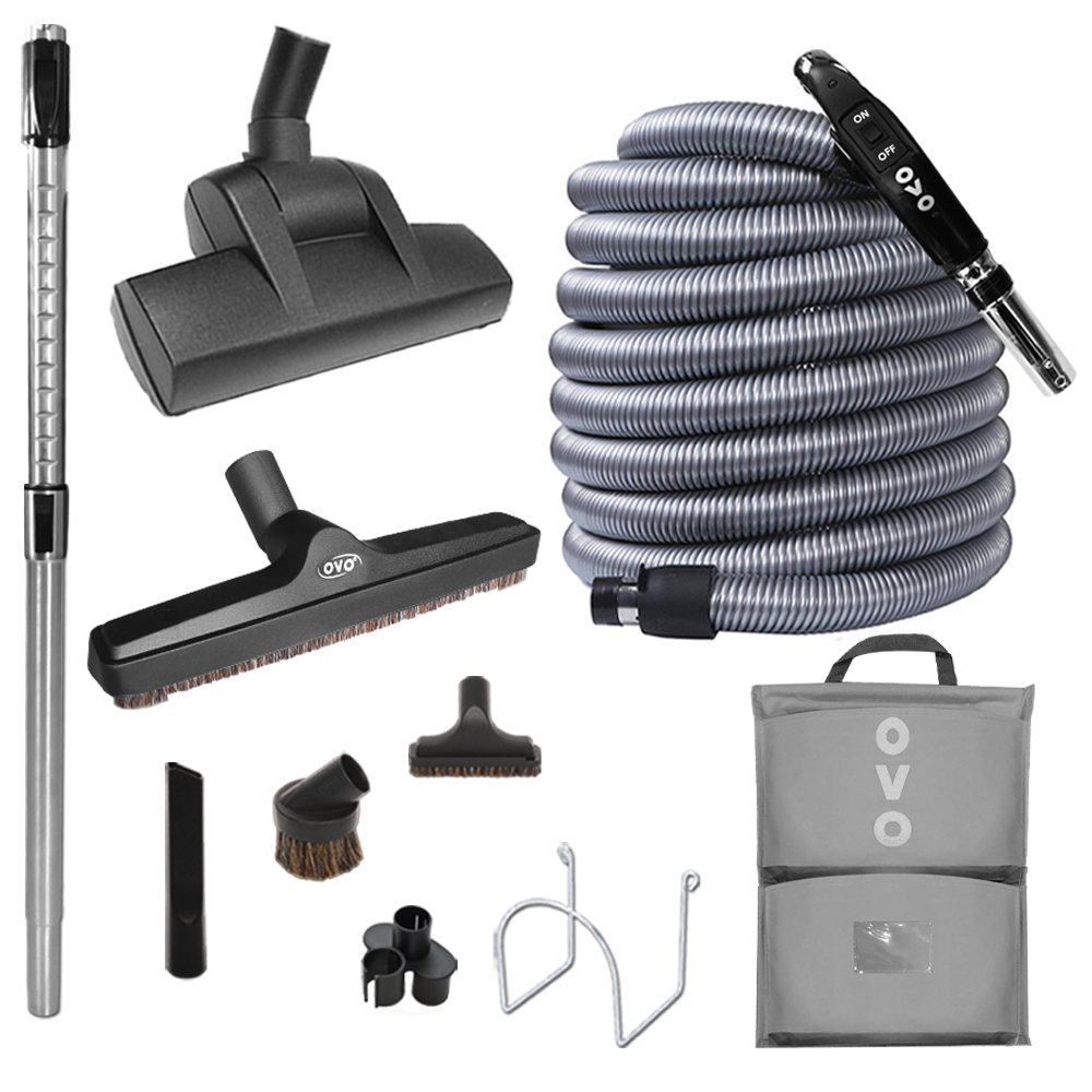Ovo Rug OVO Hybrid central vacuum 750 AirWatts and accessories.