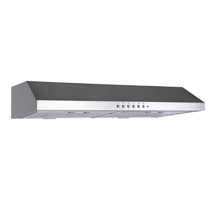 OVO 30-Inch Under Cabinet Range Hood, 700 CFM, 3-Speed, Stainless Steel Finish, Auto Shut-Off, Night-Light, 5-Color Temperature (5CCT) LED Lights, Quiet, Energy-Efficient
