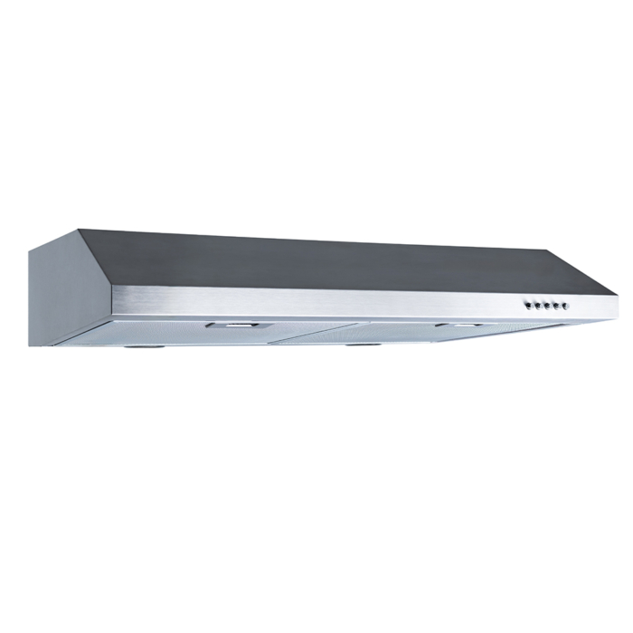 OVO 30-Inch Under Cabinet Range Hood, 700 CFM, 3-Speed, Stainless Steel Finish, 3000K LED Lights, Quiet, Energy-Efficient
