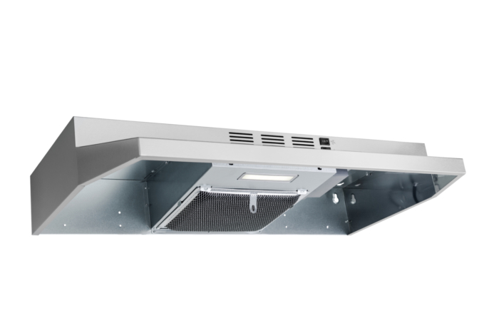 OVO 225 CFM, 30-Inch Convertible Under Cabinet Range Hood, 2-Speed Exhaust Fan Controls, Stainless Steel Finish, 4000K LED Lights, Quiet, Energy-Efficient - Image 2