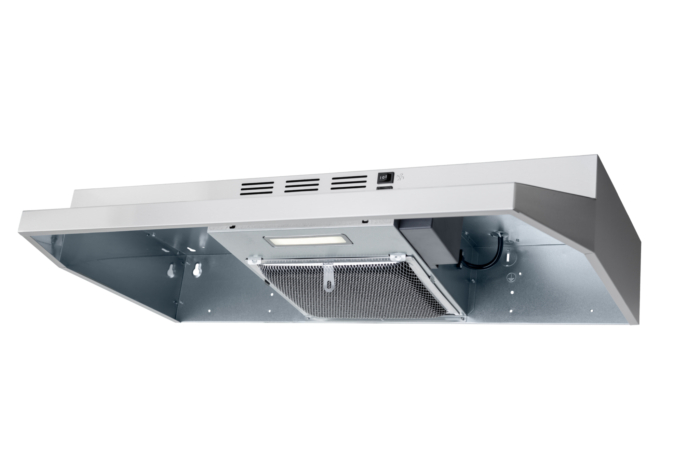 OVO 225 CFM, 30-Inch Convertible Under Cabinet Range Hood, 2-Speed Exhaust Fan Controls, Stainless Steel Finish, 4000K LED Lights, Quiet, Energy-Efficient - Image 3