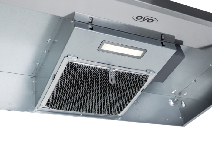 OVO 225 CFM, 30-Inch Convertible Under Cabinet Range Hood, 2-Speed Exhaust Fan Controls, Stainless Steel Finish, 4000K LED Lights, Quiet, Energy-Efficient - Image 5