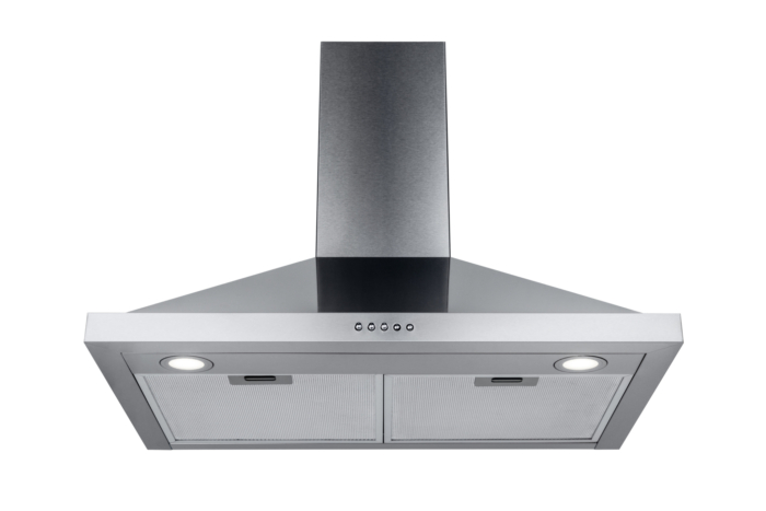 OVO 450 CFM, 30 inch,  Wall Mount Convertible Range Hood Vent with 3 Speed Exhaust Fan, Push Button Controls, Stainless Steel Kitchen Hood, Ducted and Ductless Convertible Vent Hood, Pyramid Chimney Style - Image 6
