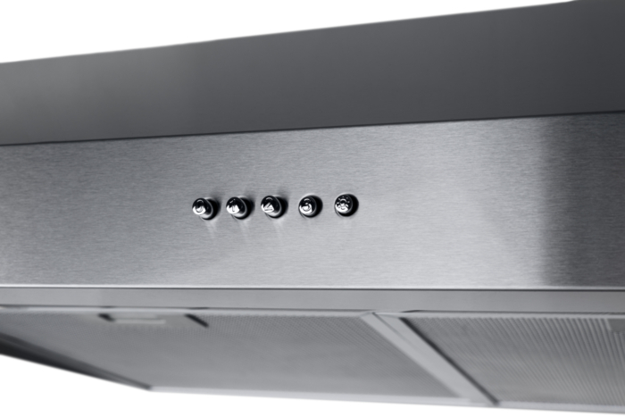 OVO 600 CFM, 30-Inch Under Cabinet Range Hood, 3-Speed Exhaust Fan Controls, Stainless Steel Finish, 4000K LED Lights, Quiet, Energy-Efficient - Image 4