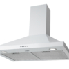 OVO 450 CFM, 30 inch Wall Mount Convertible Range Hood Vent with 3 Speed Exhaust Fan, Push Button Controls, Stainless Steel Kitchen Hood, Ducted and Ductless Convertible Vent Hood, Pyramid Chimney Style, White - Image 5
