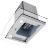 OVO 400 CFM, 30 inch, Wall Mount Range Hood Vent with 3 Speed Exhaust Fan, Push Button Controls, Stainless Steel Kitchen Hood, Ducted and Ductless Convertible Vent Hood, Glass Canopy Chimney Style - Image 2