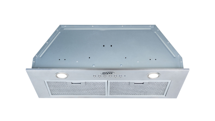 OVO 450 CFM, 28 inch, Built-In Range Hood Vent with 3-Speed Exhaust Fan, Push Button Vent Hood, Stainless Steel Kichen Hood - Image 3